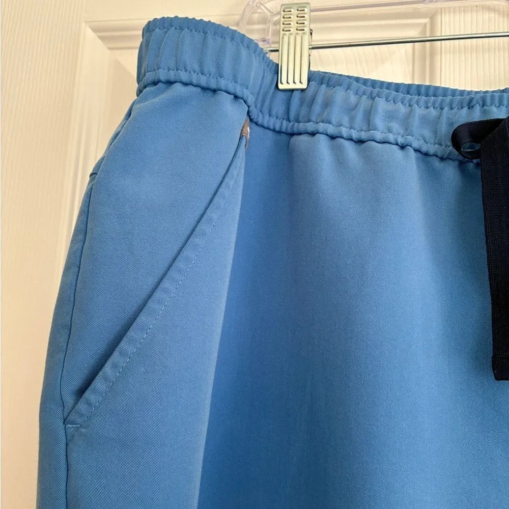 FIGS Tansen Jogger Scrub Pants Men’s Size XXL Blue Medical Workwear Nurse Scrubs